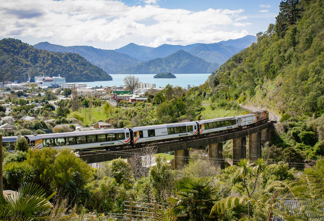The Coastal Pacific™ train trip is one of the great journeys of New Zealand, transporting you by rail between Picton and Christchurch. Take your time and book a stop over for a couple of days to explore, Picton, Kaikōura and Christchurch. Find out more.