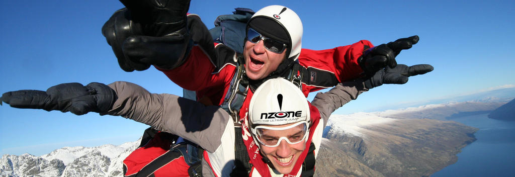 Be brave and embrace the fear with a Skydive over Queenstown.