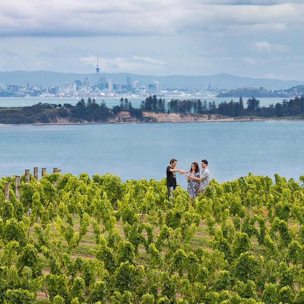 Enjoy over 20 unique wineries on a paradise island just 35mins by ferry from Auckland's CBD.