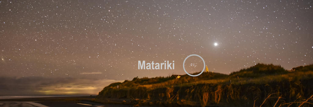 大屏障岛上空的玛塔里基星团