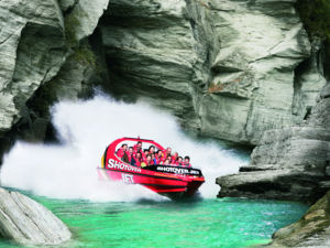 The famous Shotover Jet operators in Queenstown's Skippers Canyon.