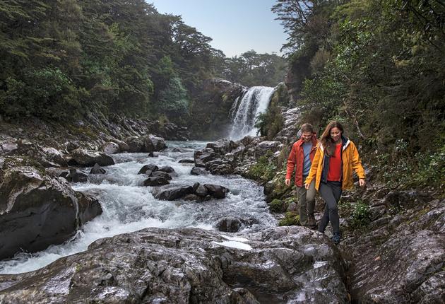短途步行是亲身体验新西兰自然奇景的最佳方式之一。在北岛或南岛短途步行。