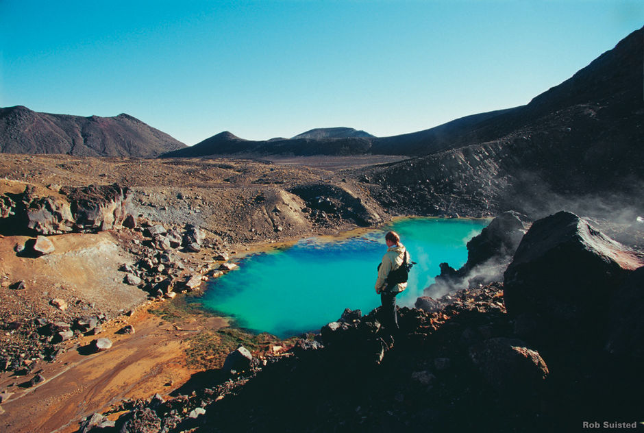 The Emerald Lakes of the Tongariro Crossing are spectacular.